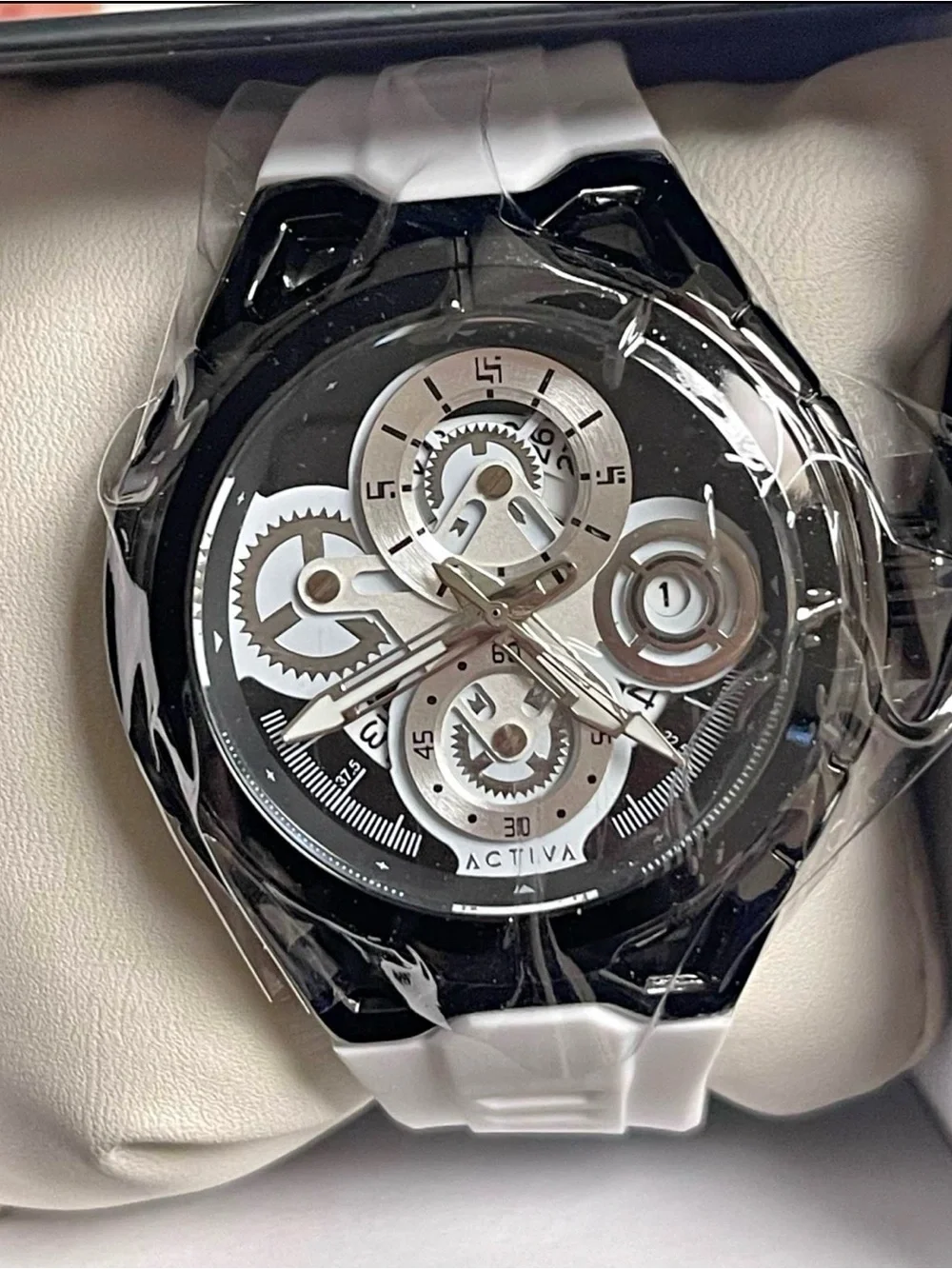 Activa Drift X Invicta Men's Watch - 44mm, White & Black new
